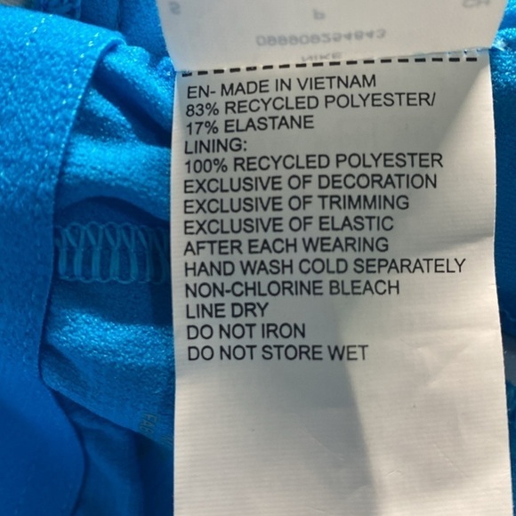 Nike Women's Racerback Tankini Stripe Swim Top Size S - Picture 8 of 8